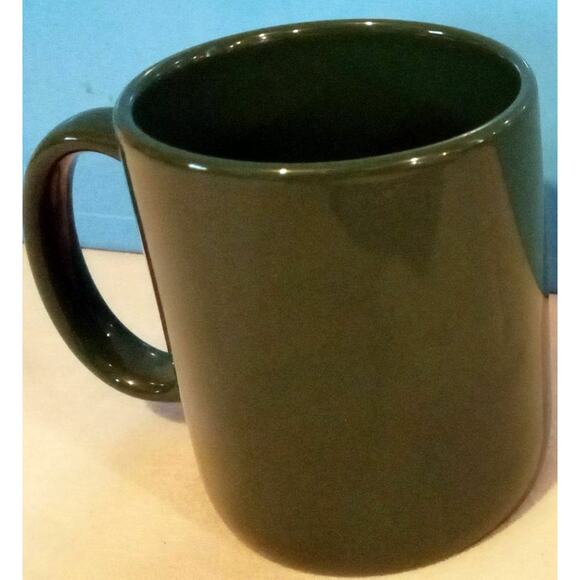 Vintage DWP Delivered With Pride Ceramic Coffee Mug Dark Green See Pictures - Picture 3 of 4